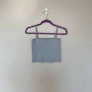 JOHN GAULT LIGHT BLUE RIBBED TANK TOP 🥥🧊